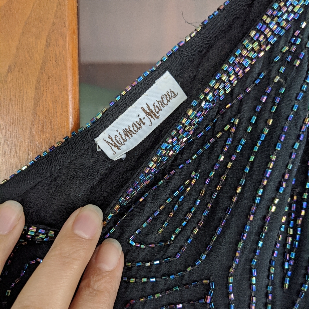 Vintage beaded blouse - Picture 5 of 9